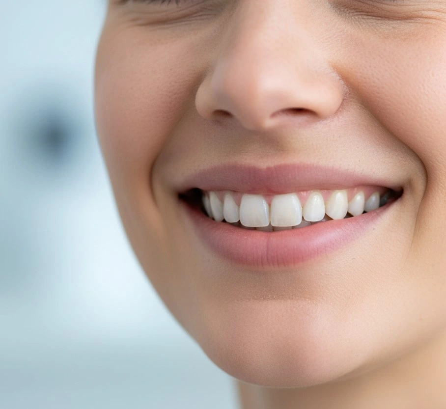 Sonrisa natural tras tratamiento de carillas inyectadas